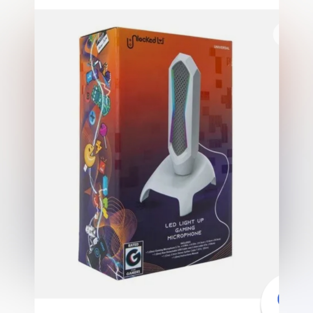 Gaming Microphone/ LED LIGHT UP New In Box NWOT.